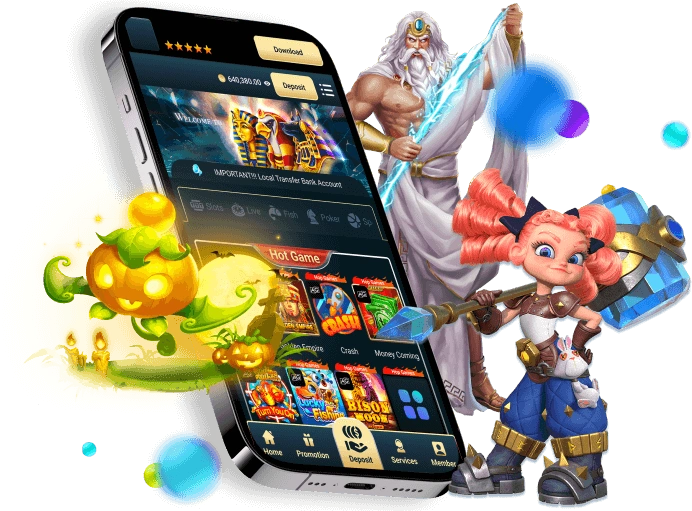 Giao diện ứng dụng bg88 slot trên điện thoại di động